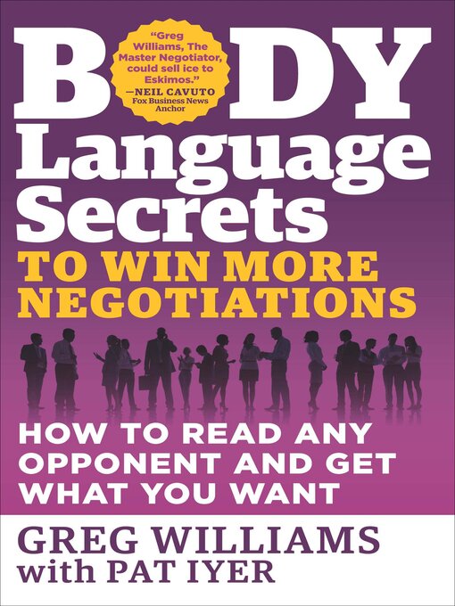 Title details for Body Language Secrets to Win More Negotiations by Greg Williams - Available